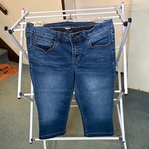 Natural Reflections Blue Capris